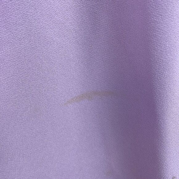 Vintage 70’s Lavender Ruffled Button Up Elastic Waist,Short Sleeves ,See Descrip - Picture 5 of 5